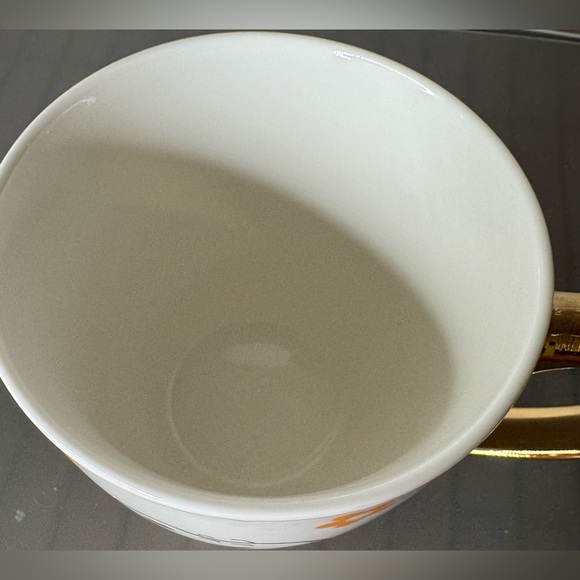 Peanuts snoopy fine Ceramic electroplated Cup with Gold Accent 16.7 oz mug - Picture 4 of 5